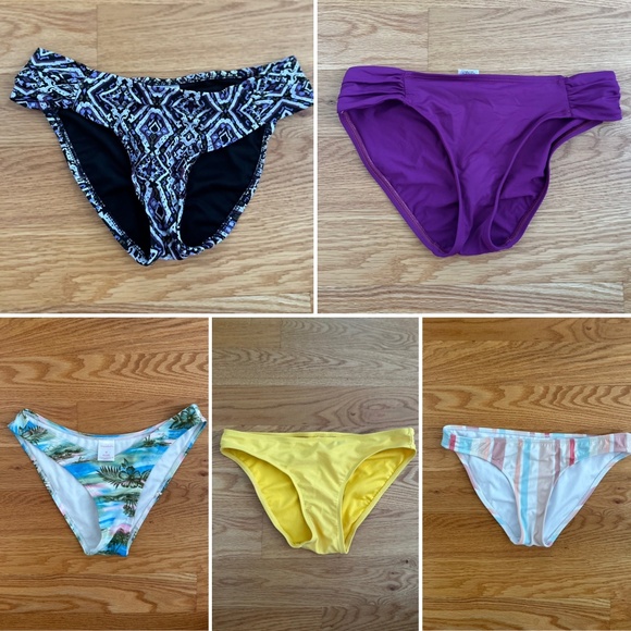 *9* Women's Swim Pieces (4 Tops + 5 Bottoms) - Picture 10 of 12